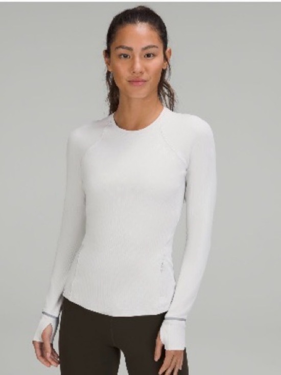 lululemon athletica Tops - Lululemon Rulu Ribbed Long Sleeve Running Shirt
